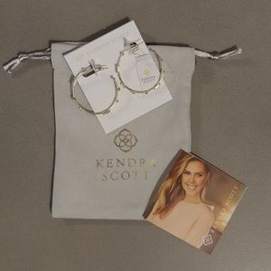 Kendra Scott Rhoan Pale Gold Hoops